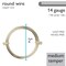The Beadsmith German-Style Jewelry Wire – Copper Core, Gold Plated Beading Wire Used to Jewelry Making, Wire Wrapping, Sculpting, Floral, and DIY Arts & Crafts
